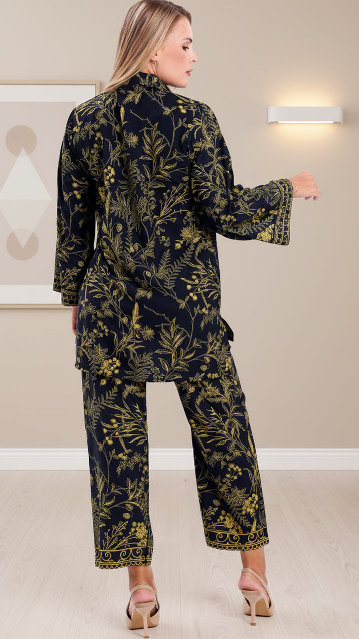 Zarelle Black Matching Co-ord Set