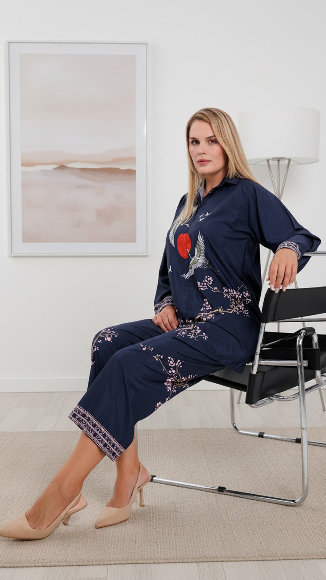 Selene Blue Matching Co-ord Set