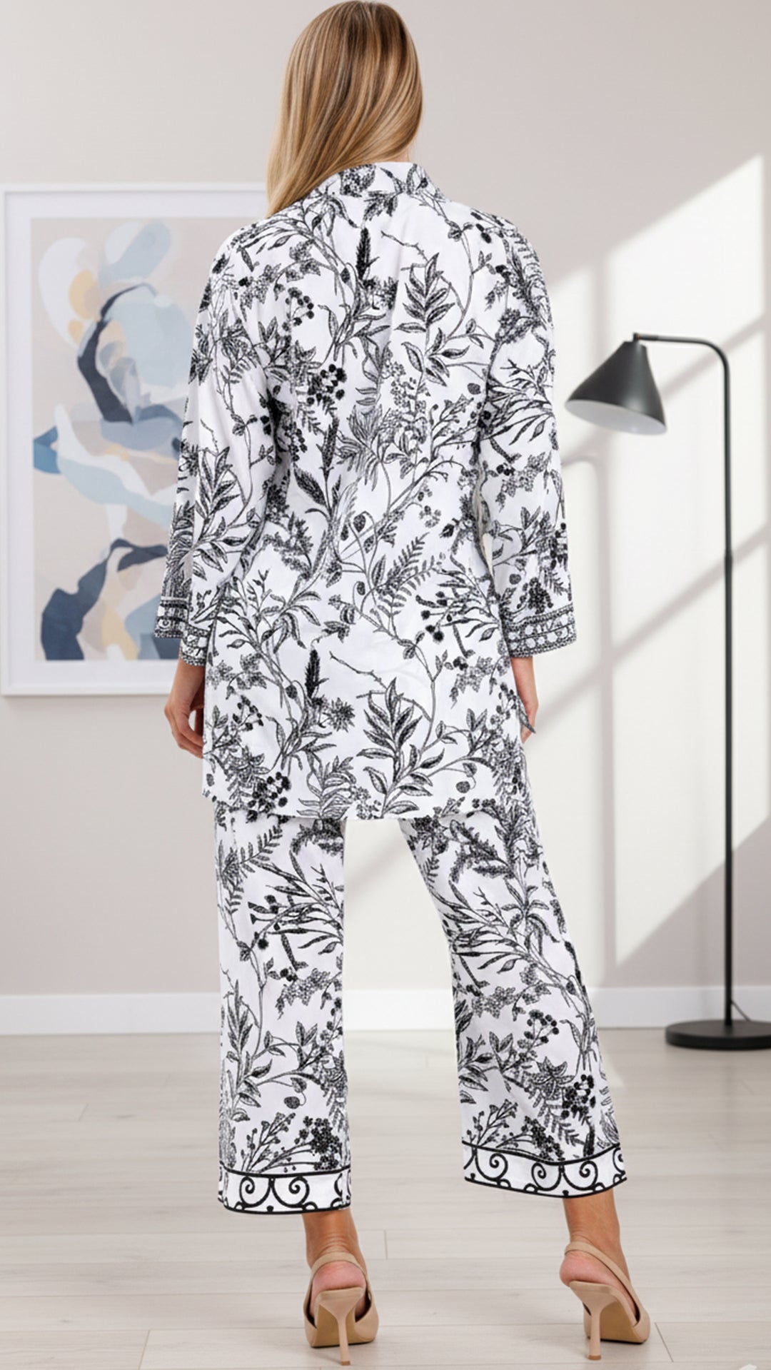 Zarelle White Matching Co-ord Set