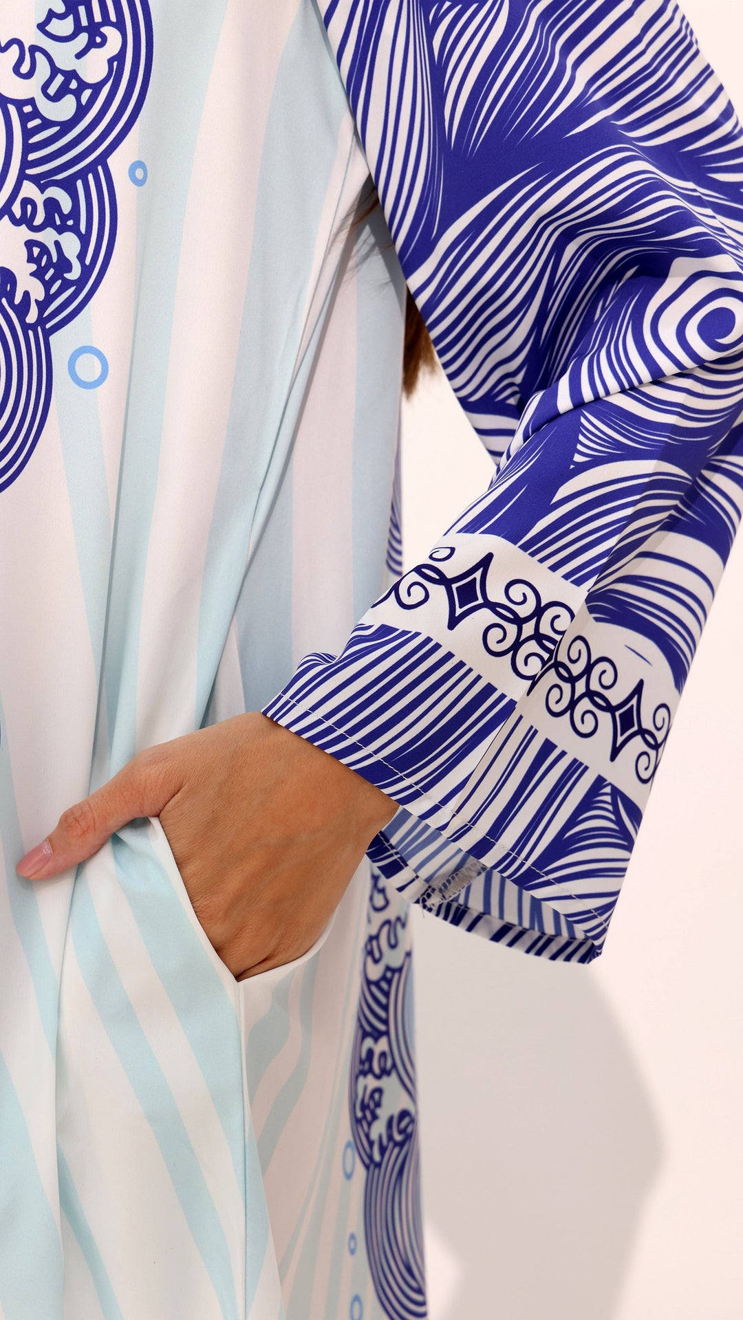 Ocean Whispers Kaftan Dress