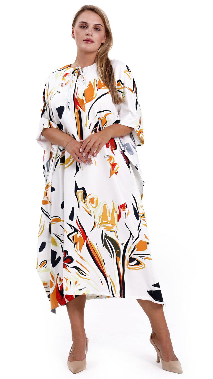 Auvielle White Kaftan