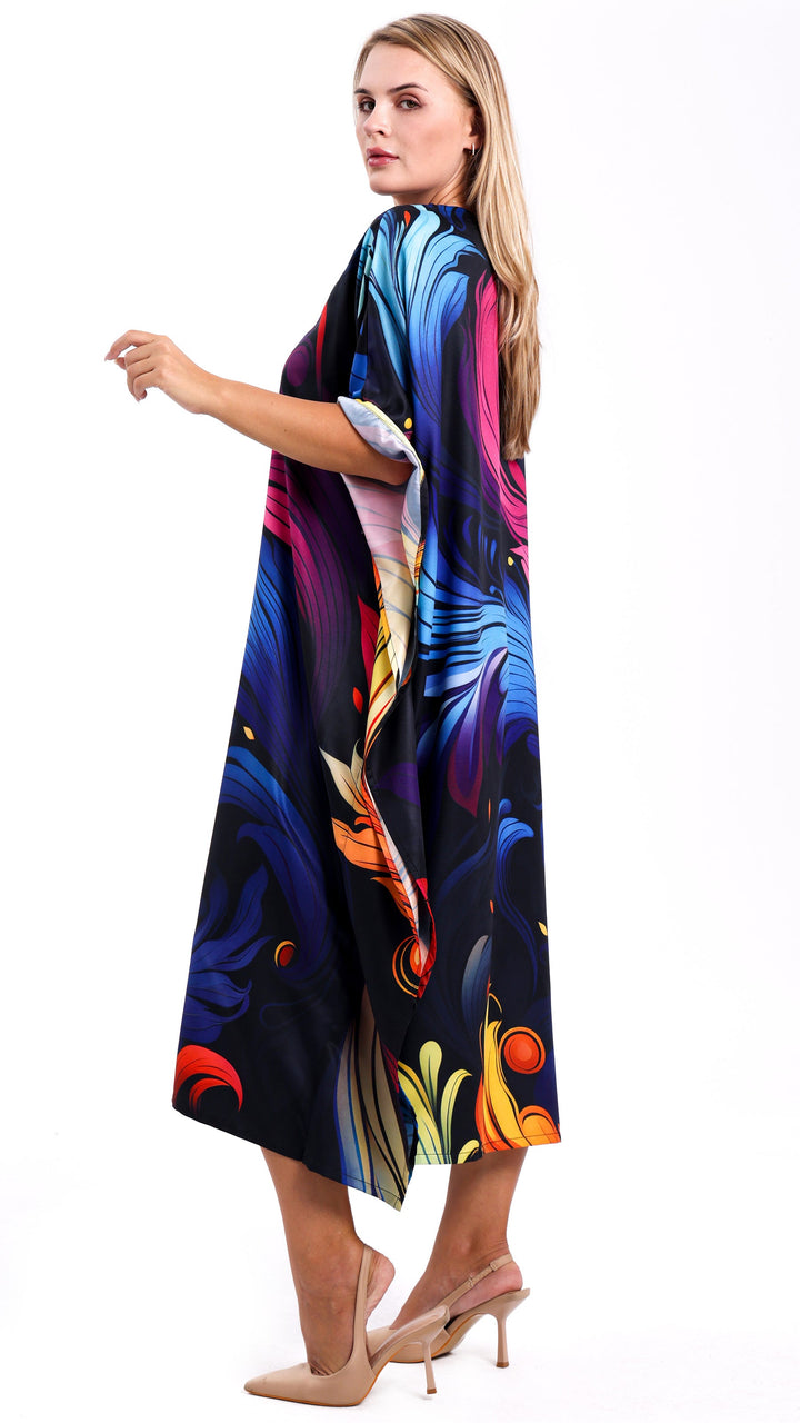 Zavina Black Kaftan