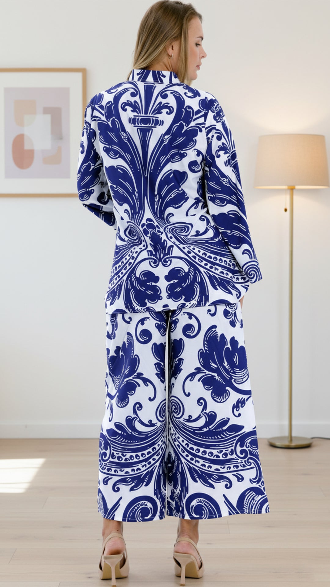 Sapphire Grace Two-Piece Set