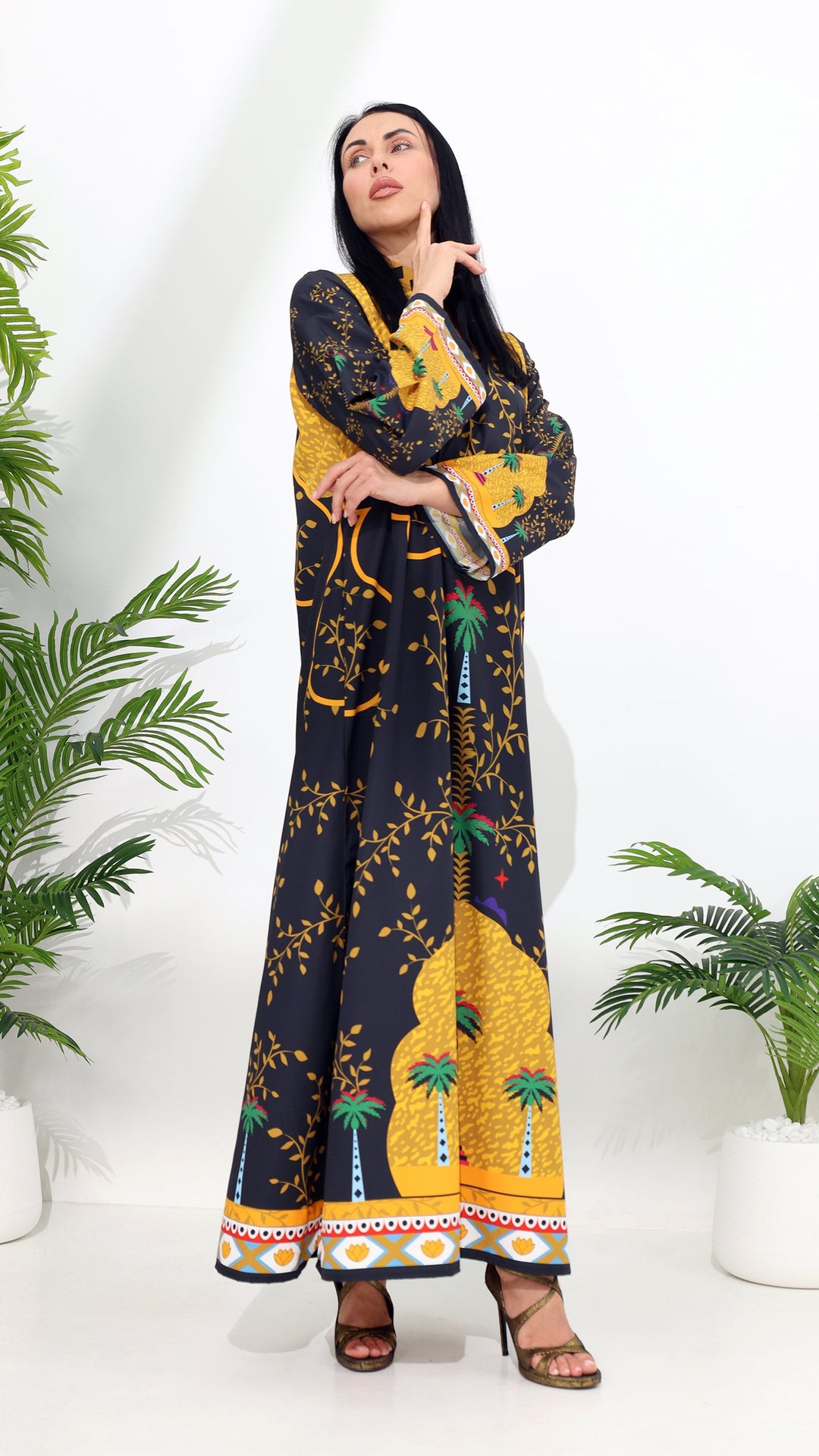 Miralune Lux Kaftan Dress