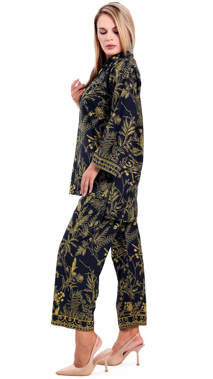 Zarelle Black Matching Co-ord Set