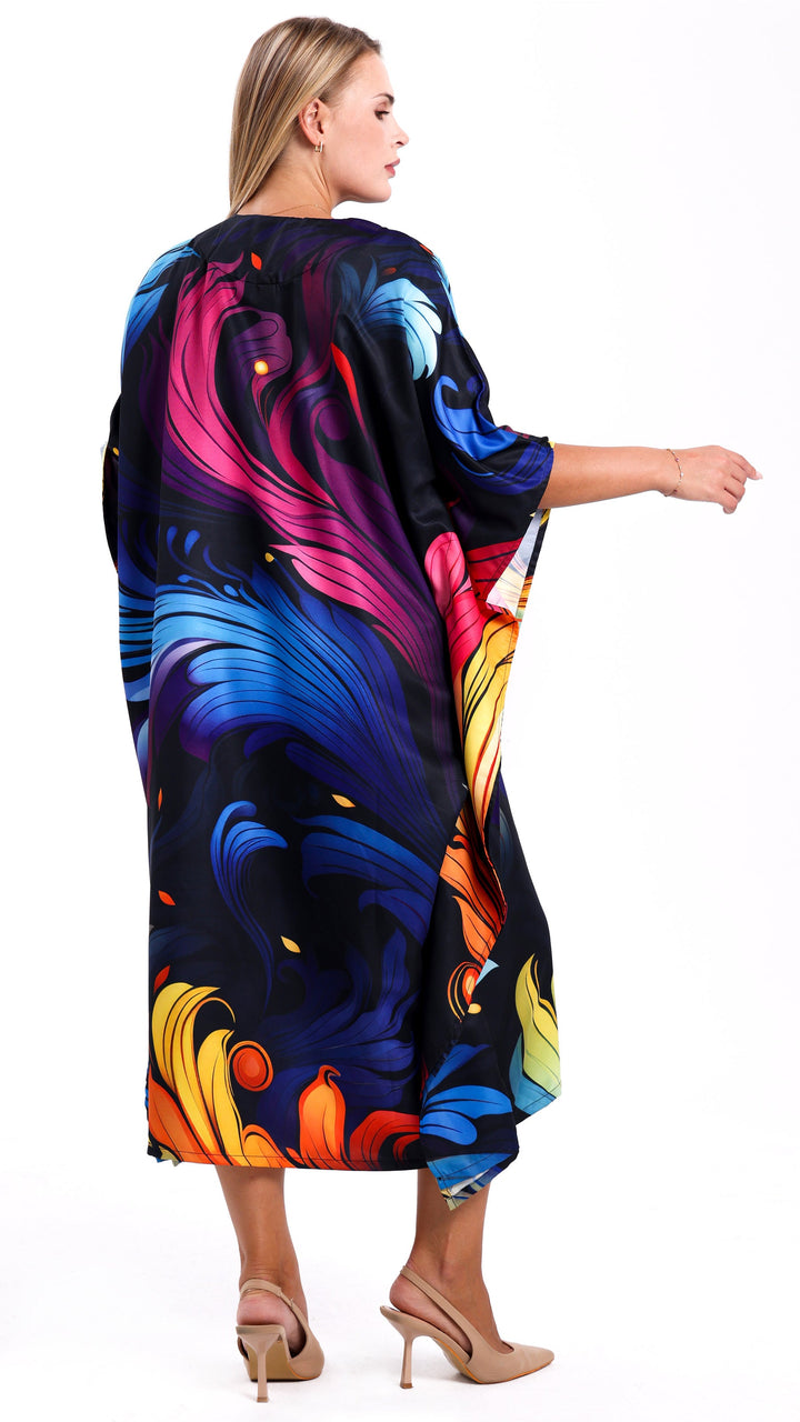 Zavina Black Kaftan