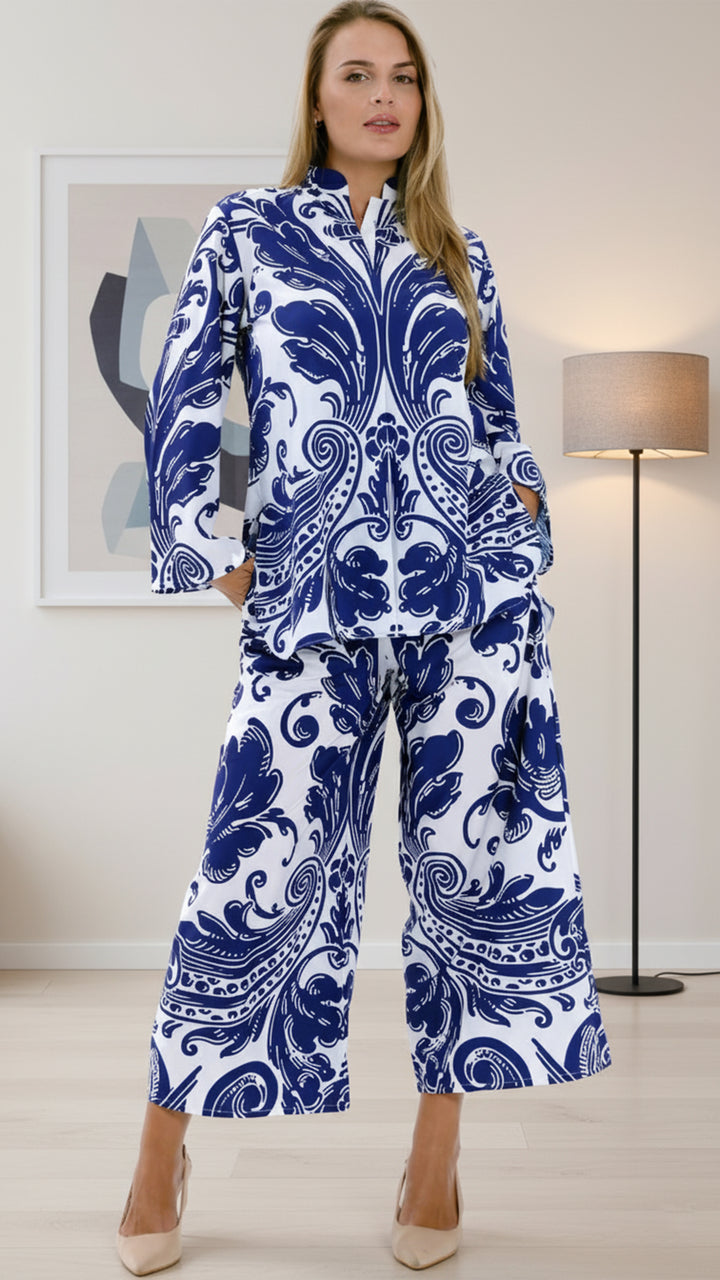 Sapphire Grace Two-Piece Set