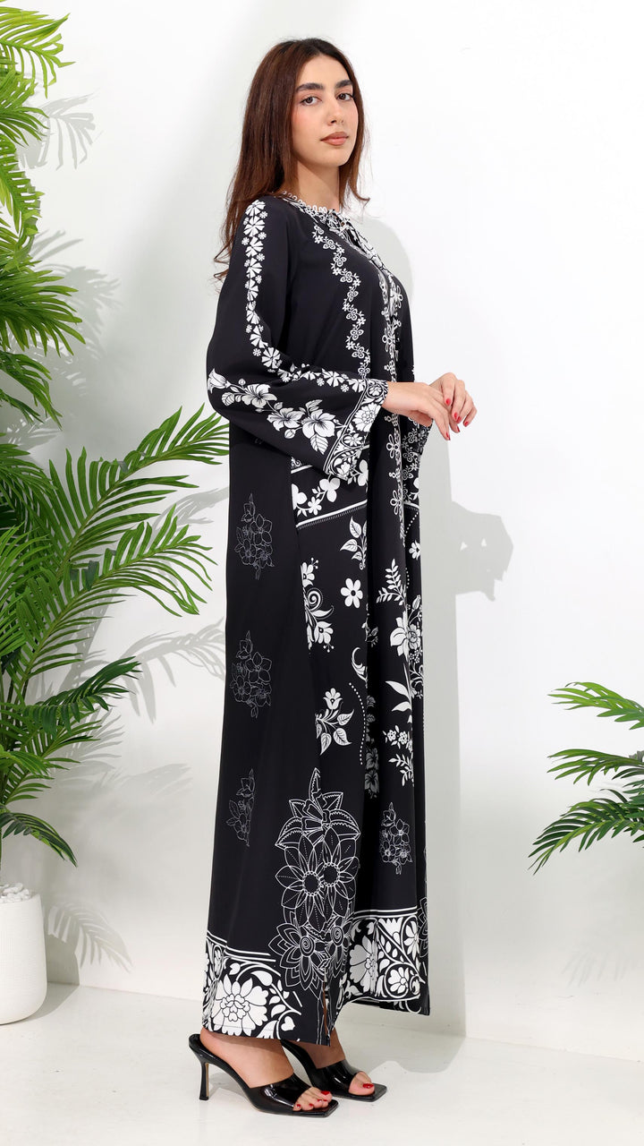 Sylvie Noire Kaftan Dress