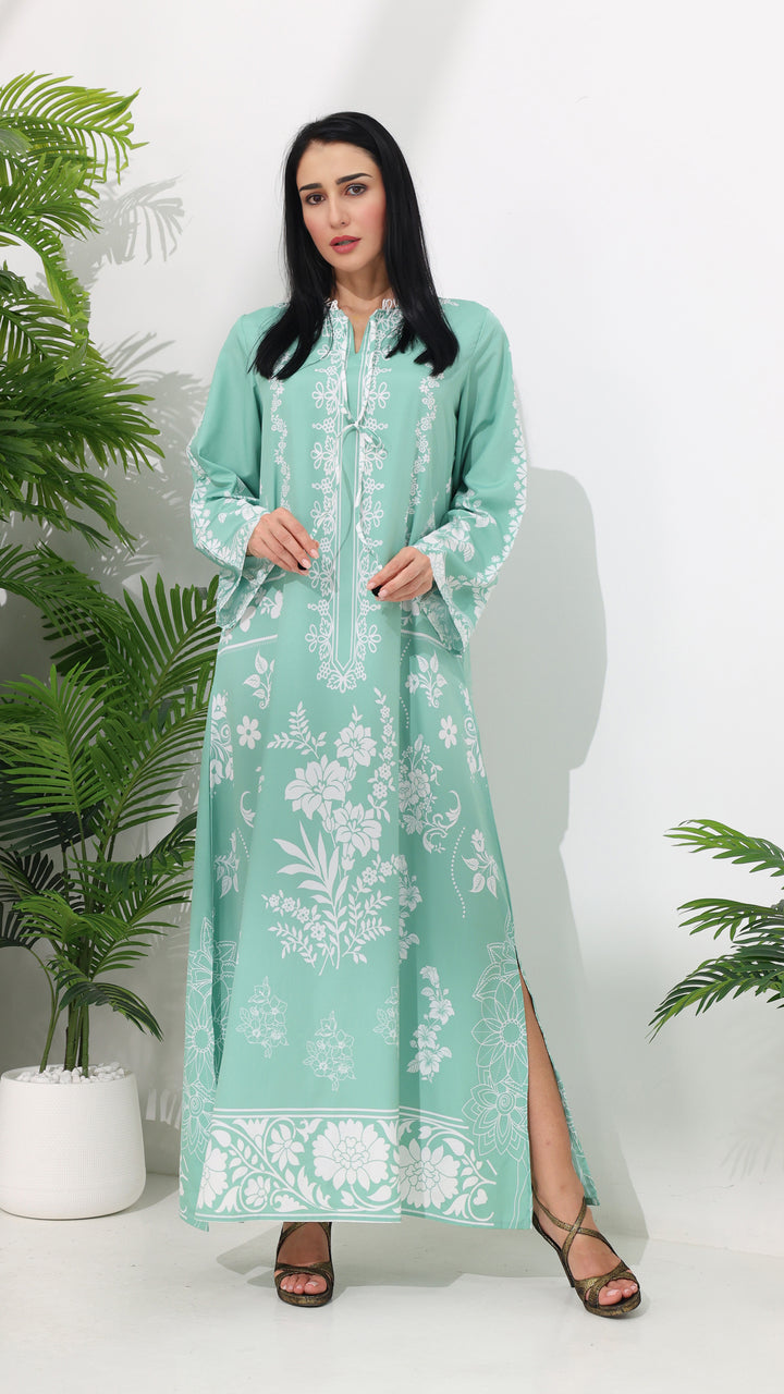 Sylvie Azurea Kaftan Dress