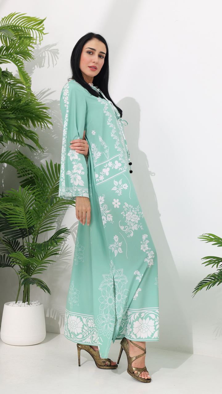 Sylvie Azurea Kaftan Dress