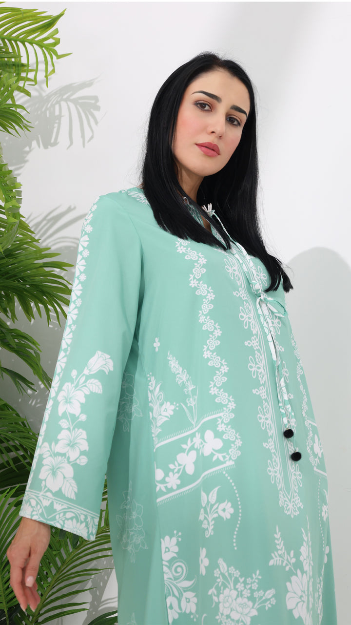 Sylvie Azurea Kaftan Dress