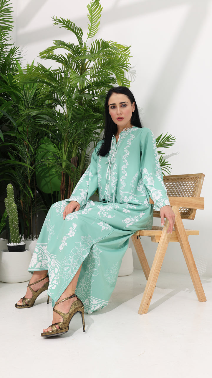 Sylvie Azurea Kaftan Dress