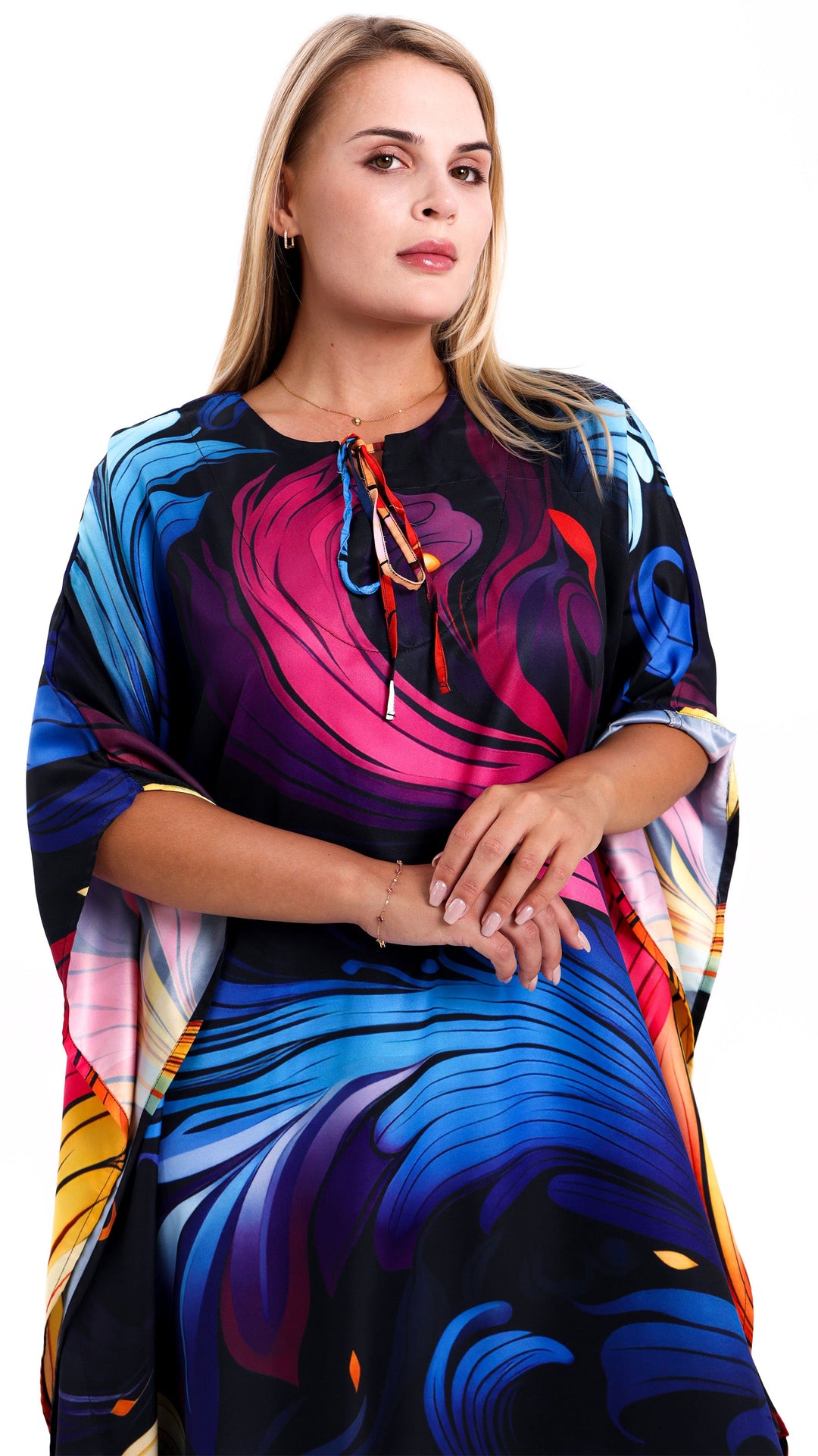 Zavina Black Kaftan