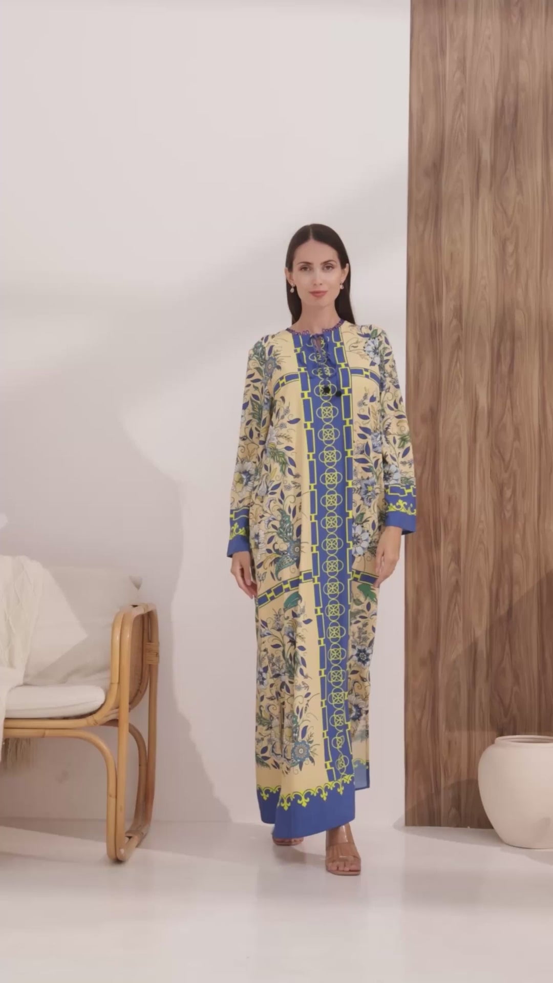 Iridesca Kaftan Dress